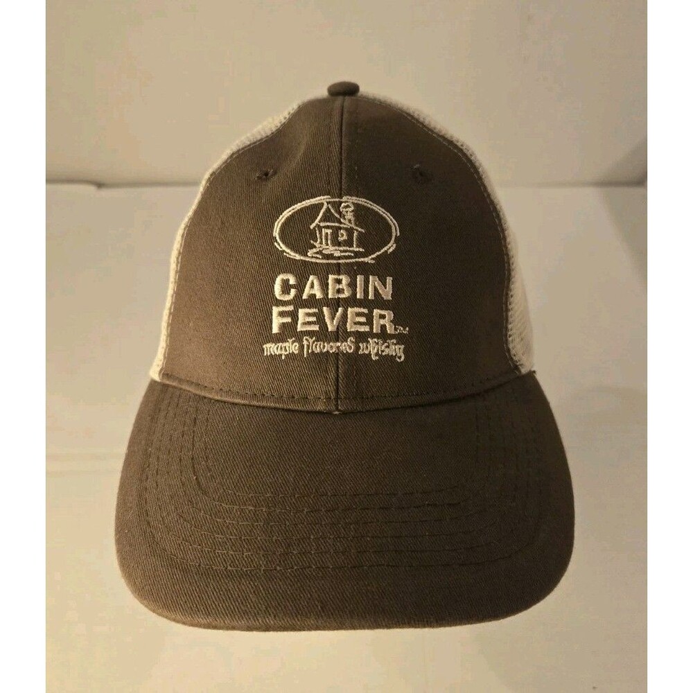 Cabin Fever Maple Flavored Whisky Mesh Back Adjustable Snap Baseball Hat